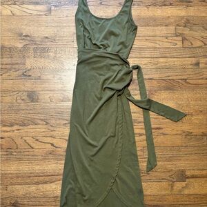 Amazon Olive Maxi Dress